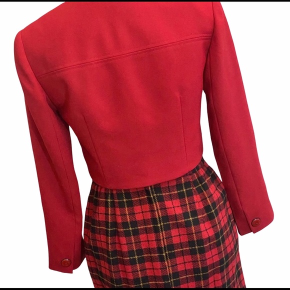 Vintage Cropped Jacket and Wool Skirt Petite Small - Picture 6 of 8